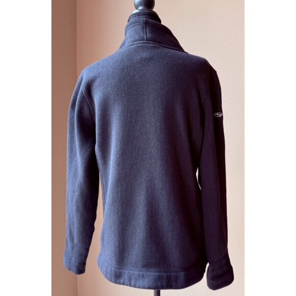 The North Face Black Fleece Zip Jacket | Subaru Logo Sleeve | Women’s Full Zip - Picture 2 of 4